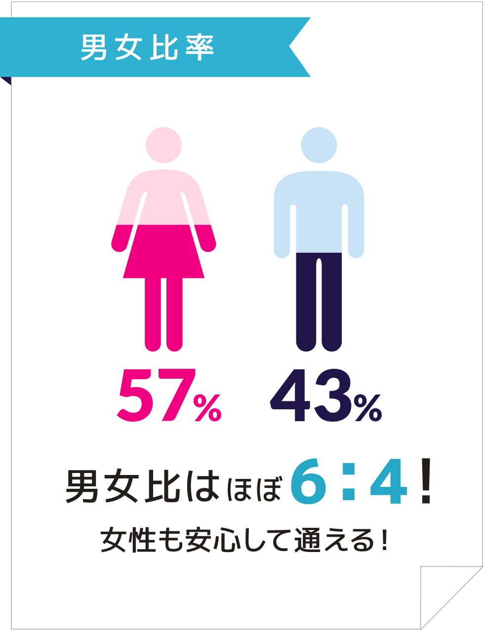 男女比率
